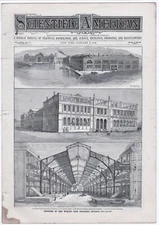 1892 SCIENTIFIC AMERICAN JOURNAL SCIENCE MECHANICS NY CONSTRUCTION COLUMBIA EXPO