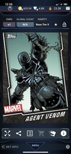 Topps Marvel Collect Digital Tier 5 Black Agent Venom 2019 Base Card