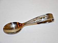 Vintage Baby Spoon Curved Handle Stainless Steel Japan