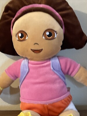 Dora the Explorer 18 inch Plush Doll Nickelodeon 2012 Stuffed | eBay