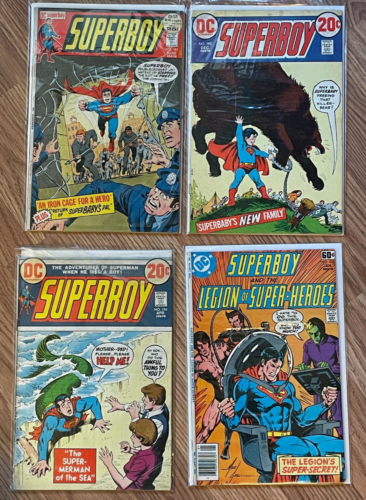 SUPERBOY #187, 192, 194, 235-**FOUR COMIC LOT!** -DC COMICS 1972 - Picture 1 of 19