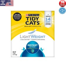 Lightweight Clumping Cat Litter Low Dust Odor Control Quick Release 21 Days New