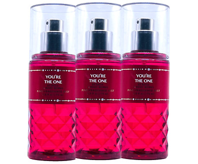 3 BATH & BODY WORKS YOU'RE THE ONE FINE FRAGRANCE MIST BODY SPRAY 2.5 FL OZ NEW