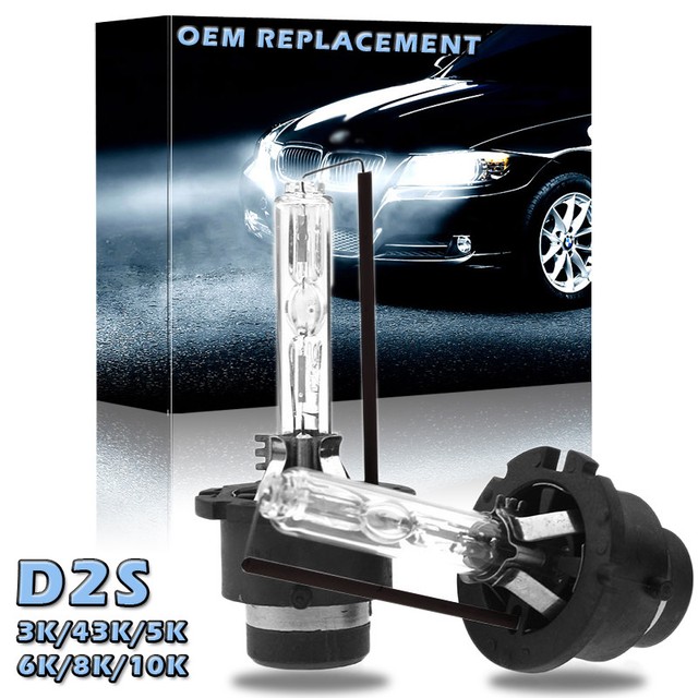 2X AC 35W D2S Xenon HID Headlight Replacement Bulb For Ford Focus Low