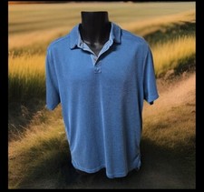 Tommy Bahama Golf Polo Shirt Men's Sz M Blue Activewear Preppy Fishing Outdoors