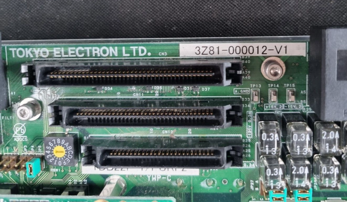 TEL TOKYO ELECTRON 3Z81-000012-V1 TDB22F-1/PURF2 W/ X2 3Z81-000001