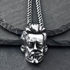 Hip hop personality movie characterpendant, men's trendy titanium steel necklace