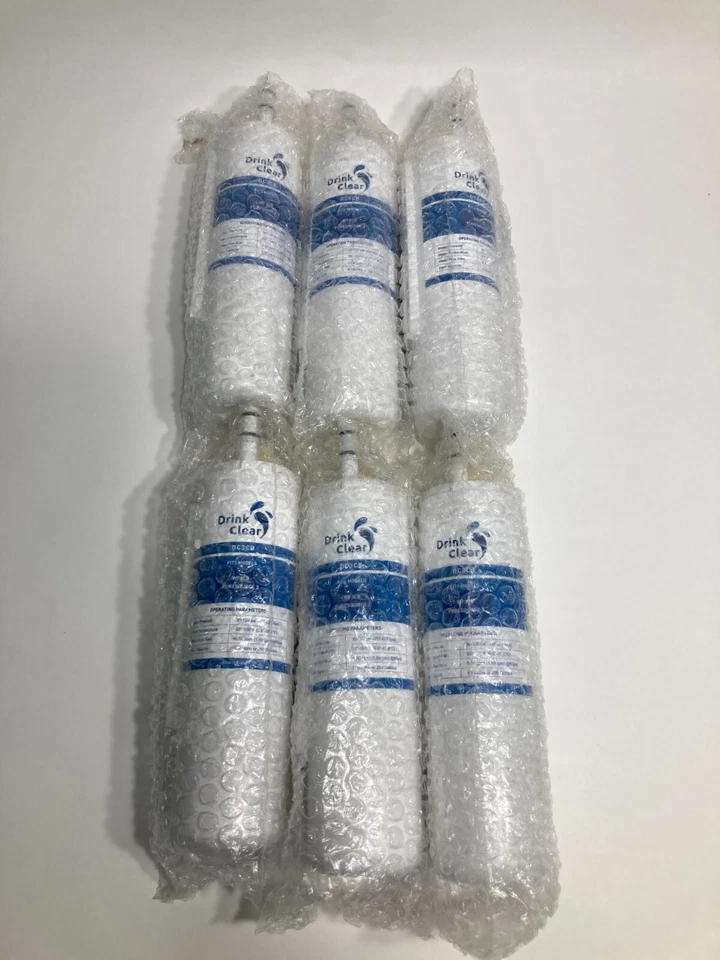 6 Drink Clear Water Filters - Whirlpool KitchenAid Maytag Kenmore DC3CB WF3CB - Image 2 of 2