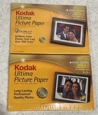 KODAK Ultima Picture Paper 4x6 Photos High Gloss 2pkgs 40 Sheets Total 808 4931