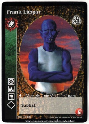 Frank Litzpar Nosferatu Antitribu Third Edition V:TES VTES Vampire CCG