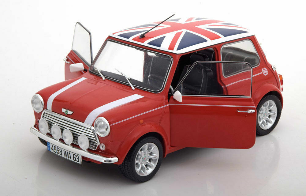 Mini Cooper 1.3i Sport Pack Solido 1/18 idée cadeau idéale pour passionné de voiture rétro