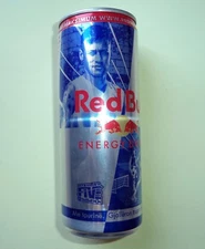 Neymar Jr Red Bull Energy Drink Limited Edition from Albania. Empty can 250ml