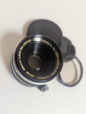 Near Mint] Canon 35mm f/2.8 MF Lens LTM L39 Leica Screw