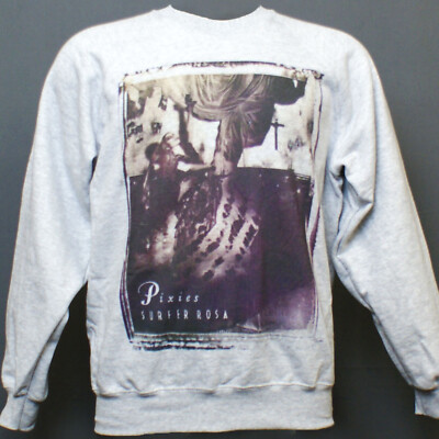 Pixies Indie Punk Rock Sweatshirt Jumper Unisex Grey S-3XL