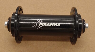 New Vintage Bicycle Piranha Front Hub Alloy Black 32 Hole 