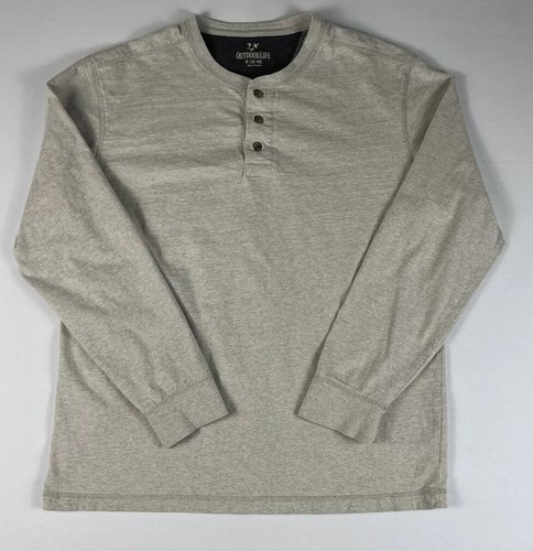 Outdoor Life Men's Medium Sueded Cotton 