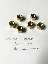 CLASSIC AUSTIN ROVER MINI BMC MANIFOLD NUTS BRASS 5/16UNF GREAT PRICE PACK OF 6