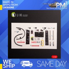 Kelik K48123 1/48 FJ-2 interior 3D decals for Italeri kit