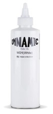 DYNAMIC WHITE 8-oz Tattoo Ink Brite Vibrant  Dark Color Supply