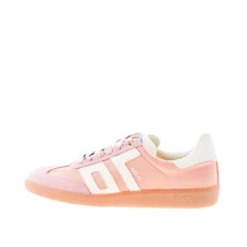 BACK 70 women shoes Ghost 15 sneaker pink fabric and suede with logo 70