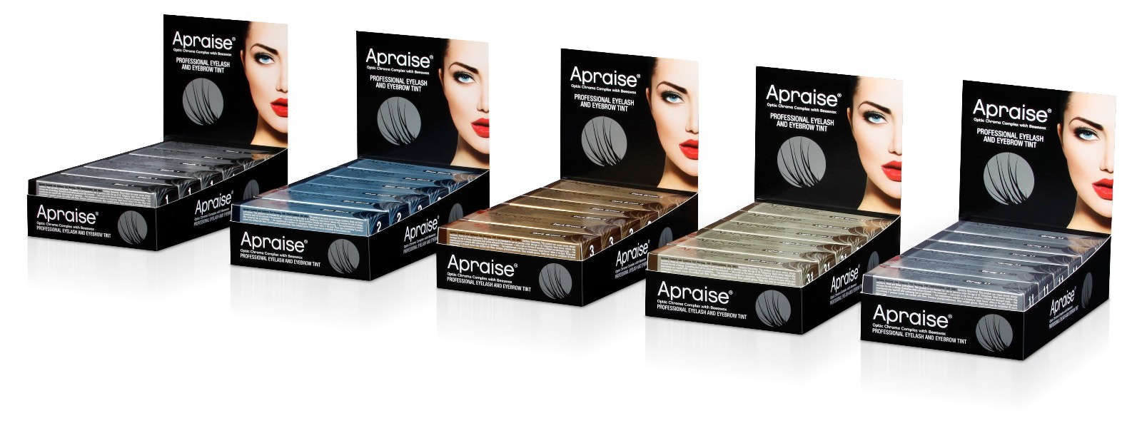 APRAISE BLACK No 1 Eyelash & EyeBrow Tint lash lashes brow 20ml