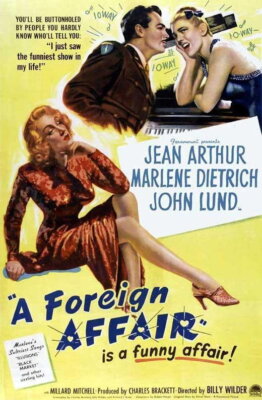 69654 A Foreign Affair Jean hur Marlene Dietrich Wall Decor Print Poster