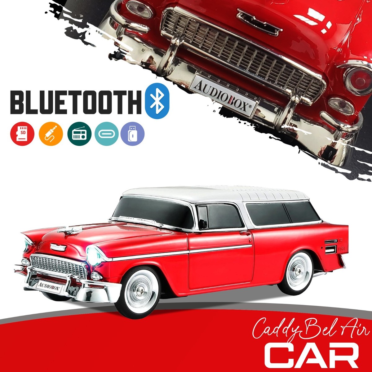 Audiobox TRK-5500BT 1955 Vintage Replica Retro Ride Car Speaker