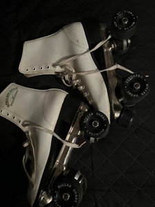Roller Derby brand antique quad skates. Size 7