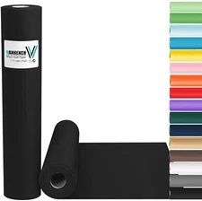 Vanhench Halloween Black Wrapping Paper 17.5"×963" (80/1/4FT), Birthday Wra