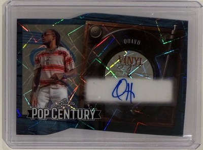 2026 Leaf Pop Century Rapper Quavo Autograph Vinyl Signs Auto 1/1
