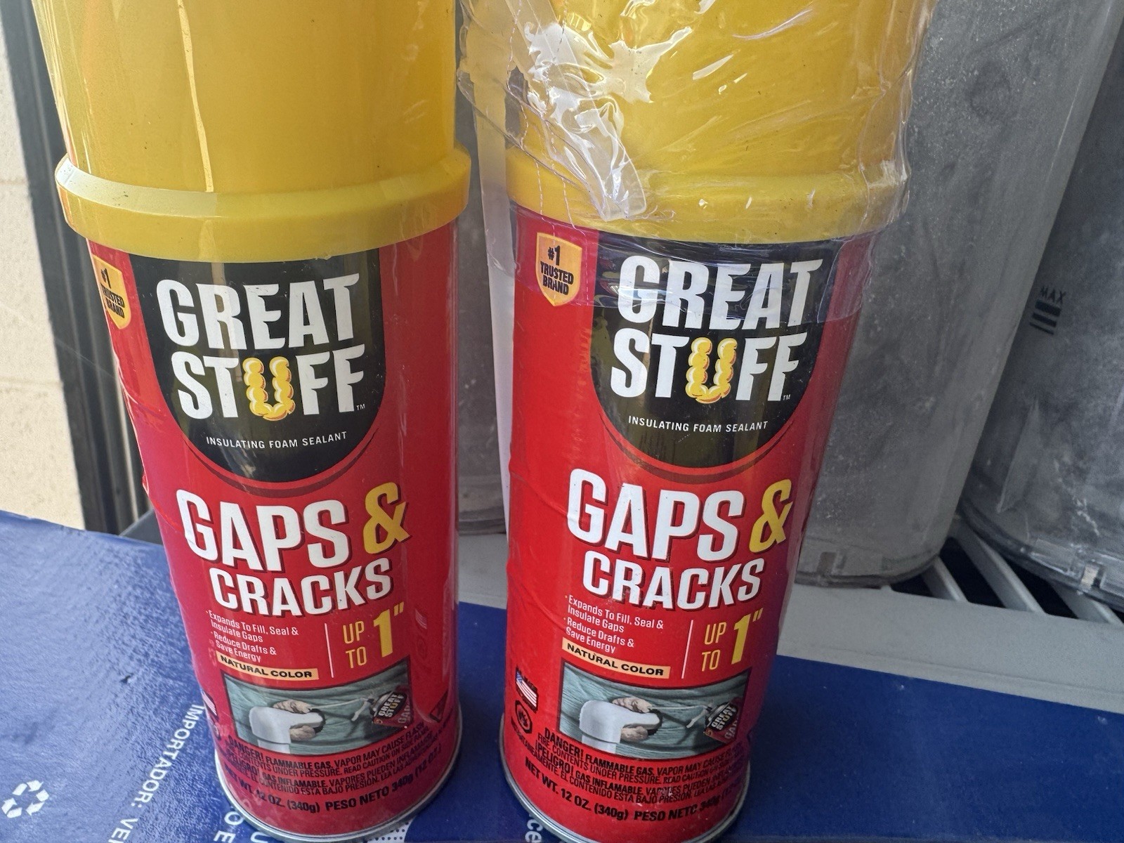 2 Cans Dow Great Stuff Gaps & Cracks Expanding Foam Sealant Insulation 12oz