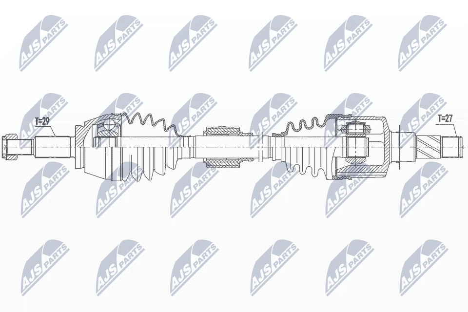 Driveshaft For Renault Espace 1.6Tce200, 1.8Tc225 15- /Left/ - Image 6