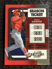 2022 Panini Optic Contenders - Bryce Harper Season Ticket #25 Phillies