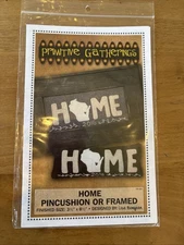 Primitive Gatherings HOME Pincushion Or Framed Wool Pattern