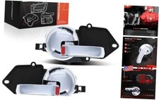 Chrome Interior Door Handles for Fiat 500 2012-2019 - 2-PC - Fits Fiat 500