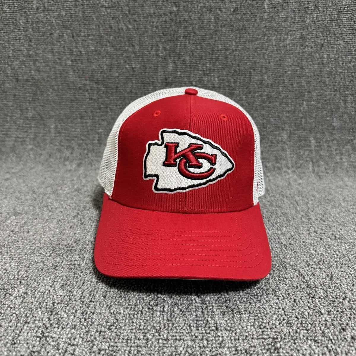 '47 Brand Kansas City Chiefs Trucker Strapback Red White One Size NFL Hat