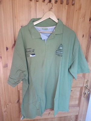 Herren Poloshirt Grün Kurzarm 5XL 66 68 Okay Basic