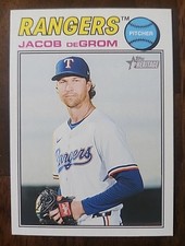 2026 Topps Heritage - Alternate Banner Variation Jacob deGrom #98 FREE SHIPPING.