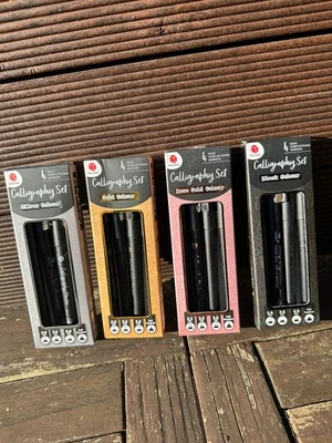 DECOTIME Calligraphy Set 4-teilig / Calligraphy Stifte / Kalligraphiemarker