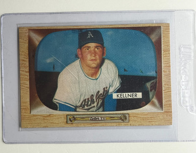1955 Bowman Alex Kellner #53 Kansas City Athletics Ex++
