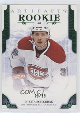 2017-18 Upper Deck Artifacts Rookies Emerald 29/99 Nikita Scherbak #172 04vj
