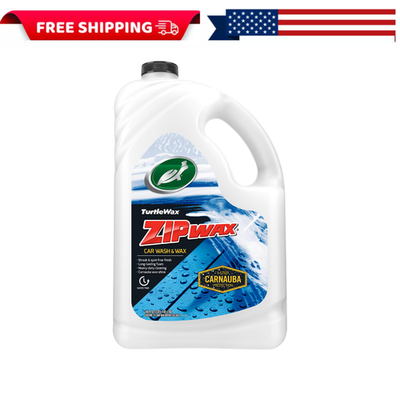 #ad Turtle Wax 53870 Zip Wax Quick and Easy Car Wash and Wax 100 oz $7.99