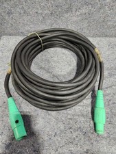 LEX 100' Cam Lock SC Series 16 2/0 AWG 600V 200A Power Lighting Jump Cable GREEN
