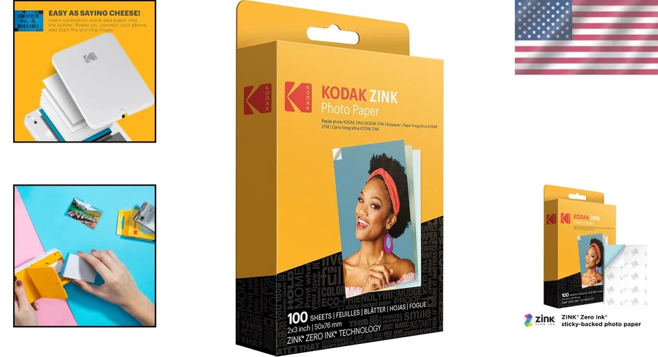 Water-Resistant Zink Paper for PRINTOMATIC, Smile Cameras - Image 2 of 4