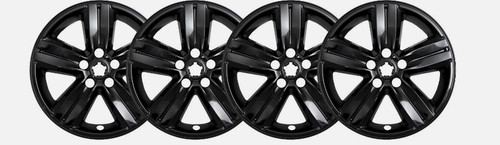 FITS 2017-2022 Chevrolet Trax # IMP-437BLK 16" Gloss Black Wheel Skins NEW SET/4