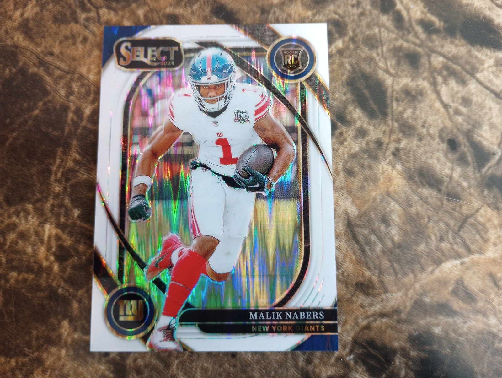 2024 Panini Select Malik Nabers Club Level White Shock Prizm Rookie /199 🔥