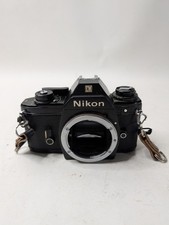 Nikon EM 35mm Film Camera Body, Black For Parts and Repair Battery functions