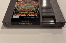 High Speed - Pinball - Nintendo NES - 1991 Authentic Tested Working - NICE Cond