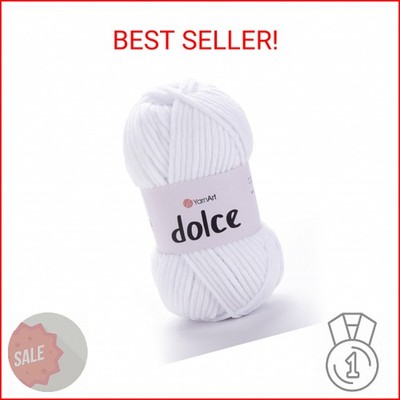 YarnArt Dolce Chenille Yarn   Soft Velvet Yarn for Amigurumi, Plush Toys, Blanke