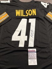Peyton Wilson Autographed Signed XL Custom Steelers Jersey-JSA Witnessed